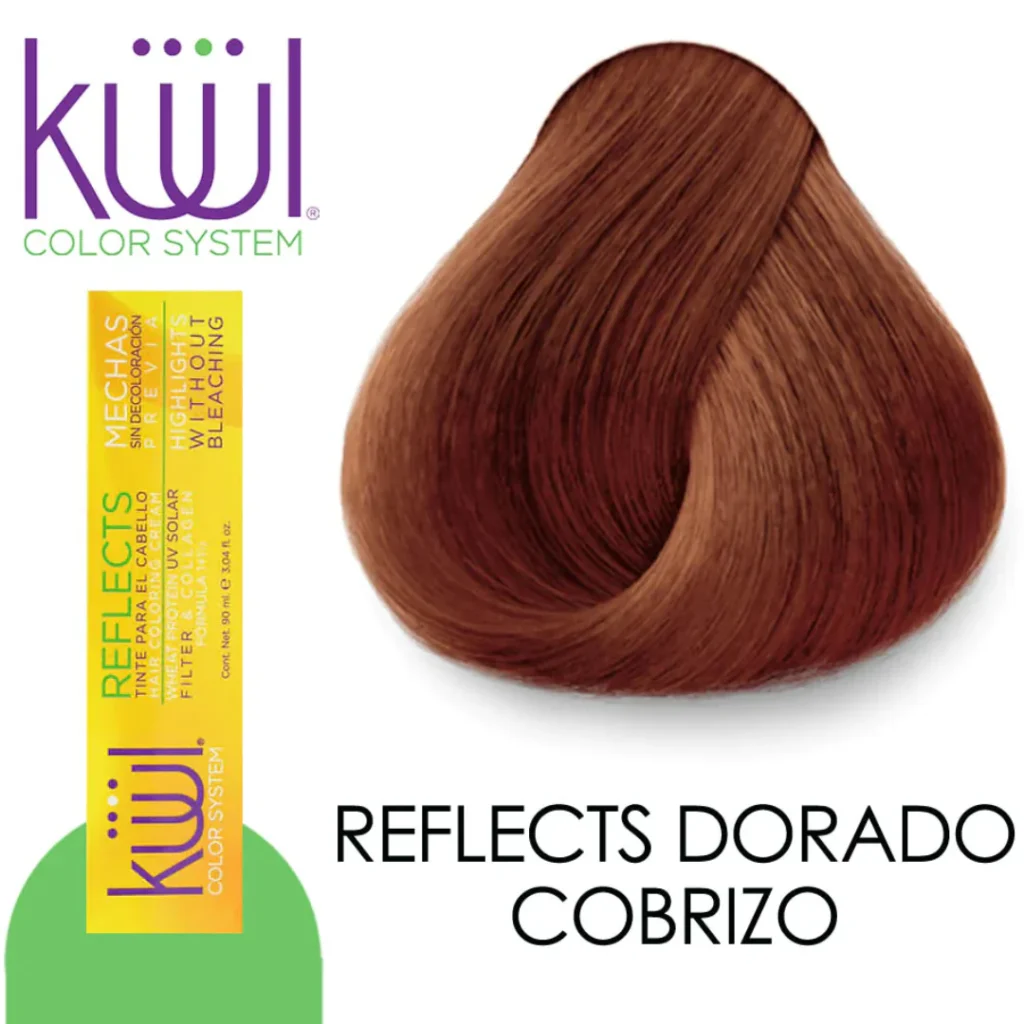 TINTE KUUL DORADO COBRIZO REFLECTIVO 90 ML