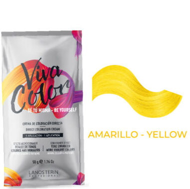 VIVA COLOR AMARILLO 50GR TINTE FANTASIA LANOSTERIN