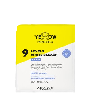 POLVO DECOLORANTE 9 NIVELES 50 GR YELLOW 1 SACHET