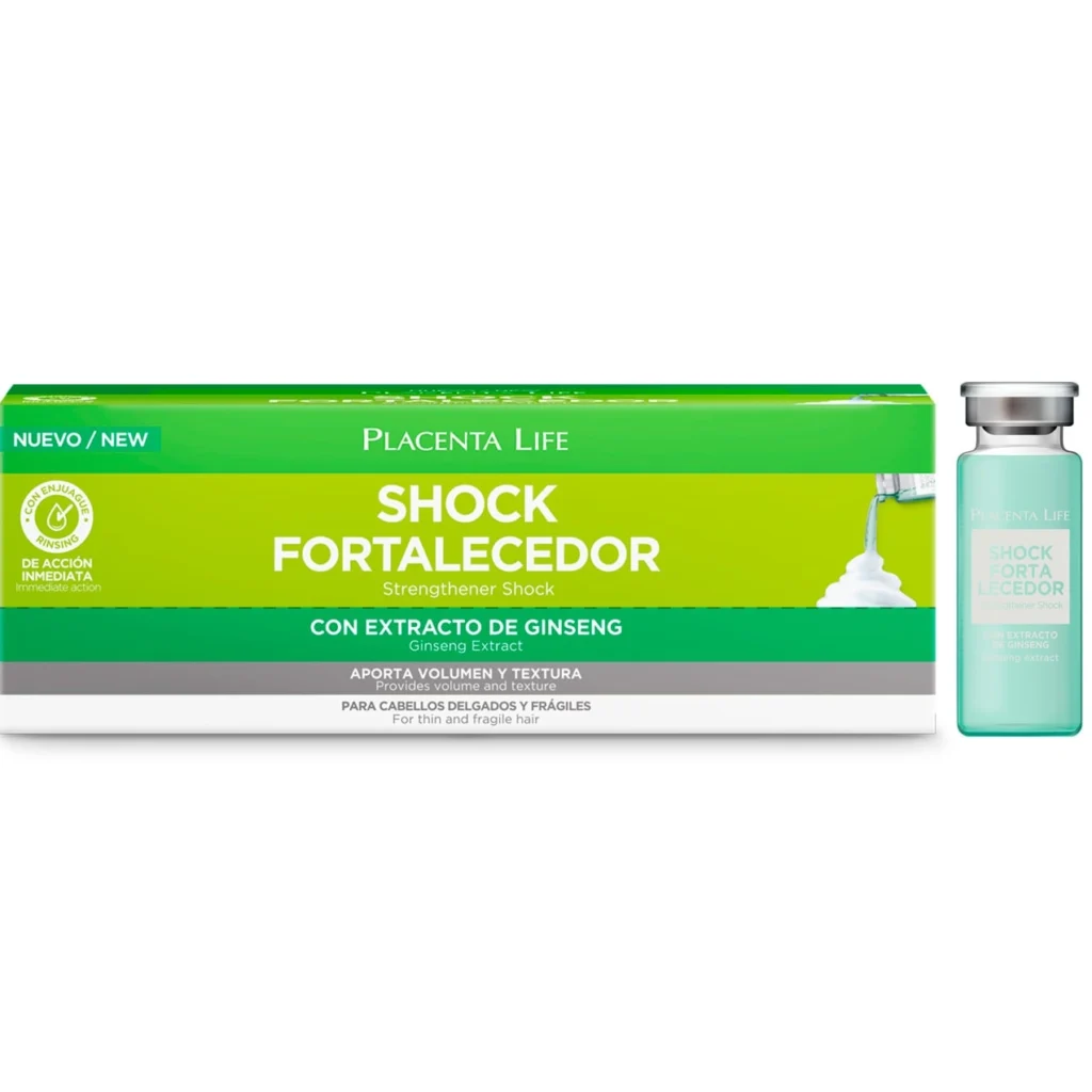 FORTALECEDOR APORTA VOLUMEN Y TEXTURA 13 ML CAJA X12 SHOCKS PLACENTA LIFE