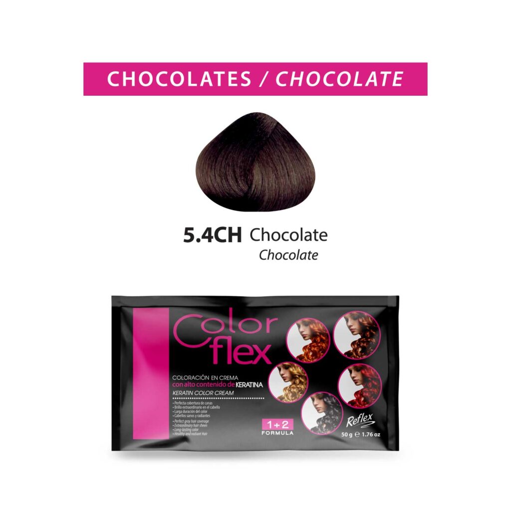 TINTE COLOR FLEX 5.4CH CHOCOLATE 1 SACHET 50 GR