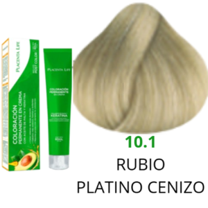 TINTE PLACENTA LIFE 10.1 RUBIO PLATINO CENIZO 60 ML