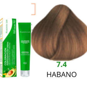 TINTE PLACENTA LIFE 7.4 HABANO 60 ML