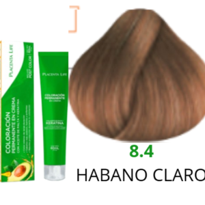 TINTE PLACENTA LIFE 8.4 HABANO CLARO 60 ML