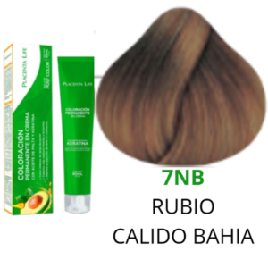 TINTE PLACENTA LIFE 7NB RUBIO CALIDO BAHIA 60 ML