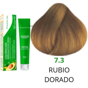 TINTE PLACENTA LIFE 7.3 RUBIO DORADO 60 ML