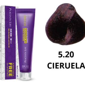 TINTE PLACENTA LIFE SIN AMONIACO 5.20 CIRUELA 60 ML