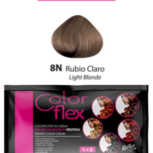 TINTE COLOR FLEX 8N RUBIO CLARO 1 SACHET 50 GR