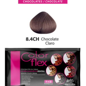 TINTE COLOR FLEX 8.4CH CHOCOLATE CLARO 1 SACHET 50 GR