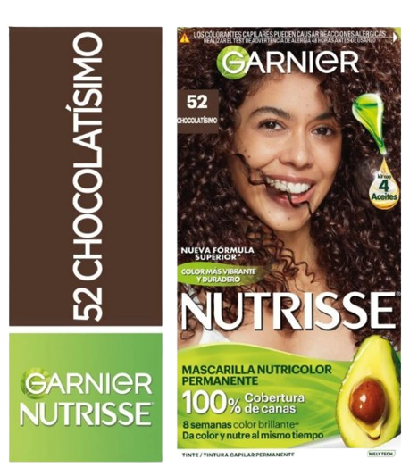TINTE GARNIER NUTRISSE 53 CHOCOLATISIMO KIT COMPLETO