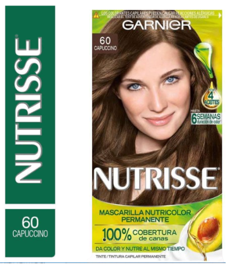 TINTE GARNIER NUTRISSE 60 CARAMELO KIT COMPLETO