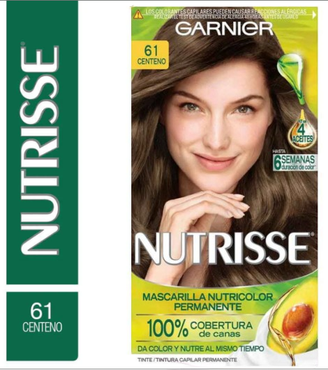 TINTE GARNIER NUTRISSE 61 CENTENO KIT COMPLETO