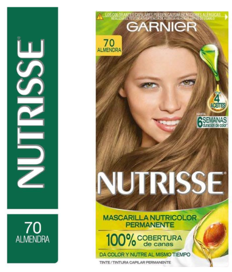 TINTE GARNIER NUTRISSE 70 ALMENDRA KIT COMPLETO