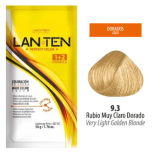 TINTE LAN TEN 9.3 RUBIO MUY CLARO DORADO 50 GR 1 SACHET