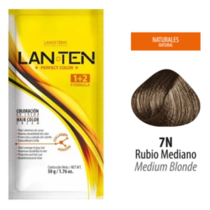 TINTE LAN TEN 7N RUBIO MEDIANO 50 GR 1 SACHET