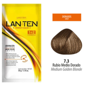 TINTE LAN TEN 7.3 RUBIO MEDIO DORADO 50 GR 1 SACHET