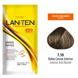 TINTE LAN TEN 7.10 RUBIO CENIZO INTENSO 50 GR 1 SACHET