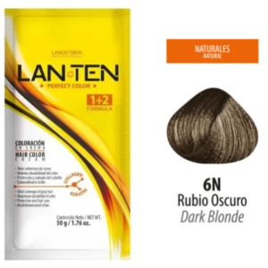 TINTE LAN TEN 6N RUBIO OSCURO 50 GR 1 SACHET