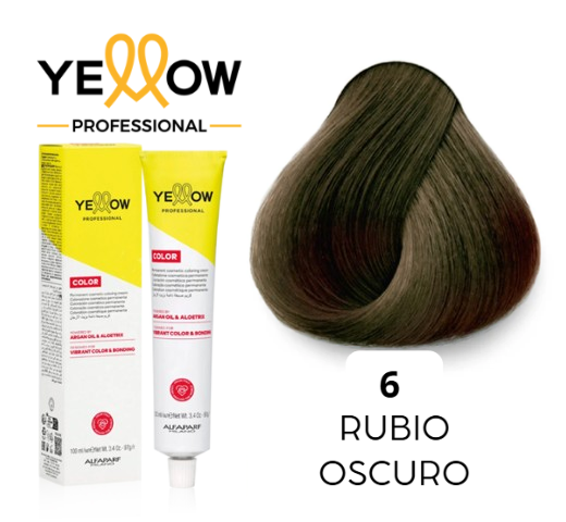 TINTE YELLOW 6 RUBIO OSCURO 100 ML