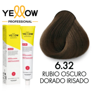 TINTE YELLOW 6.32 RUBIO OSCURO DORADO IRISADO 100 ML