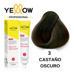 TINTE YELLOW 3 CASTAÑO OSCURO 100 ML