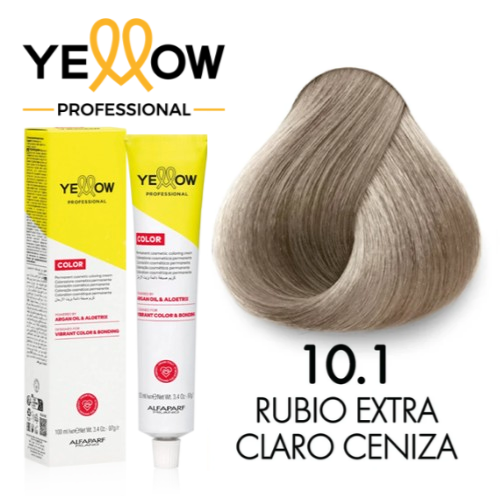 TINTE YELLOW 10.1 RUBIO EXTRA CLARO CENIZO