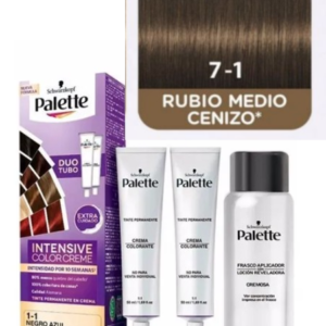 TINTE PALETTE DUO 7.1 RUBIO MEDIO CENIZO