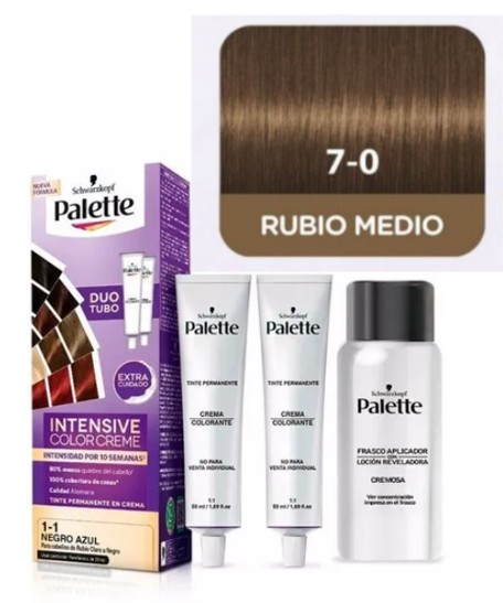 TINTE PALETTE DUO 7.0 RUBIO MEDIO