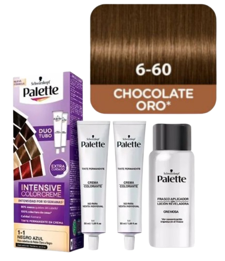 TINTE PALETTE DUO 6.60 CHOCOLATE ORO