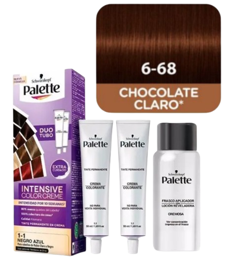 TINTE PALETTE DUO 6.68 CHOCOLATE ORO