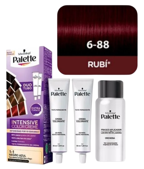 TINTE PALETTE DUO 6.88 RUBI