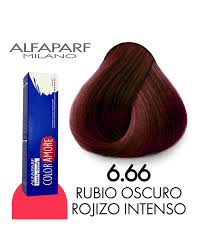 TINTE COLOR AMORE 6.66 RUBIO OSCURO ROJIZO INTENSO 90 GR