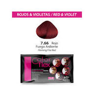 TINTE COLOR FLEX 7.66 ROJO FUEGO ARDIENTE 1 SACHET 50 GR