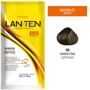 TINTE LANTEN 5N CASTAÑO CLARO 50 GR 1 SACHET LANOSTERIN