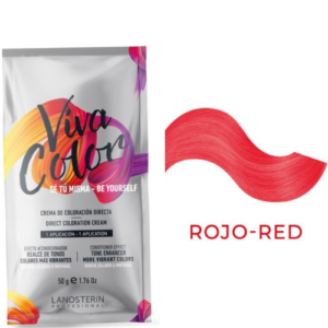 VIVA COLOR ROJO 50GR TINTE FANTASIA LANOSTERIN