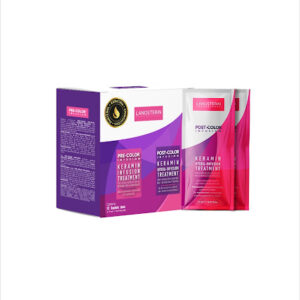 KERAMIN PRE POST COLOR CAJA X12 PARES SACHETS LANOSTERIN