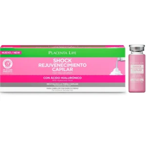 REJUVENECIMIENTO CAPILAR CABELLOS CON DAÑO EXTREMO 13 ML CAJA X12 SHOCKS PLACENTA LIFE