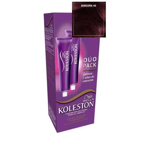 TINTE KOLESTON 46 BORGOÑA 2 TUBOS