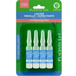 LOCION MIDOLLO HUMECTANTE X4 AMPOLLAS PLACENTA LIFE