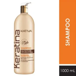 KERATINA SHAMPOO SIN SAL 1 LITRO KATIVA