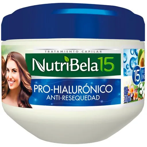NUTRIBELLA PRO HIALURONICO ANTI RESEQUEDAD 300ML TRATAMIENTO MASCARILLA