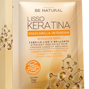 LISSO KERATINA TRATAMIENTO SACHET CABELLOS ALISADOS ANTI FRIZZ 35GR BE NATURAL