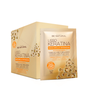 LISSO KERATINA TRATAMIENTO CABELLOS ALISADOS ANTI FRIZZ CAJA X12 SACHETS BE NATURAL