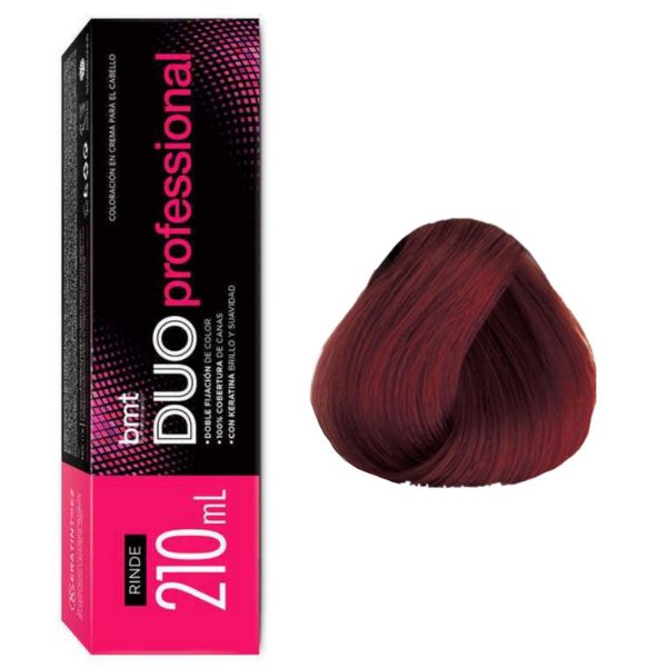 TINTE DUO BMT TONO 7.62 RUBIO MEDIANO ROJIZO IRISADO - 2 TUBOS