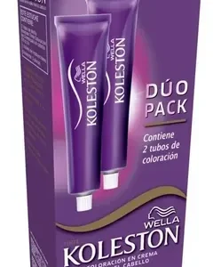 TINTE KOLESTON 81 RUBIO CENIZO CLARO 2 TUBOS