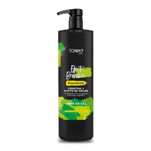 EFECTO BRASILERO SHAMPOO 1 LITRO CABELLOS ALISADOS SIN SAL TONNO PLUS