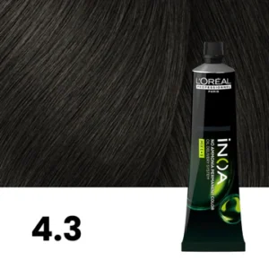 TINTE INOA SIN AMONIACO 4.3 CASTAÑO DORADO