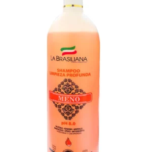 SHAMPOO LIMPIEZA PROFUNDA MENO 1 LITRO PH 8.0 LA BRASILIANA