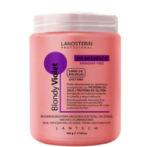 POLVO DECOLORANTE BLONDY VIOLET SIN AMONIACO 500 GR LANOSTERIN