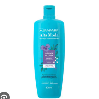 INTENSE BLOND SHAMPOO MATIZADOR VIOLETA 300ML ALTA MODA ALFAPARF